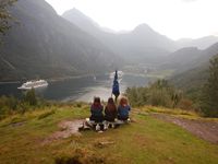 Aussicht auf Geiranger